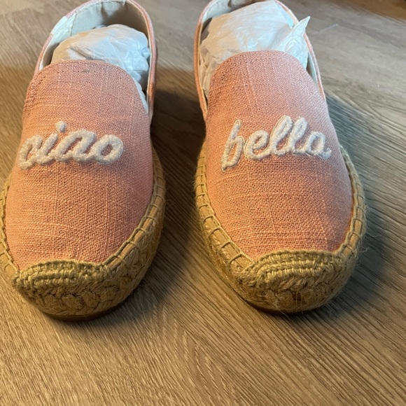 NWT (Missing Box!) Soludos Ciao Bella Platform Espadrille, Light Pink - Picture 9 of 11